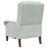 fauteuil Gris clair 76 x 94 x 102 cm Velours