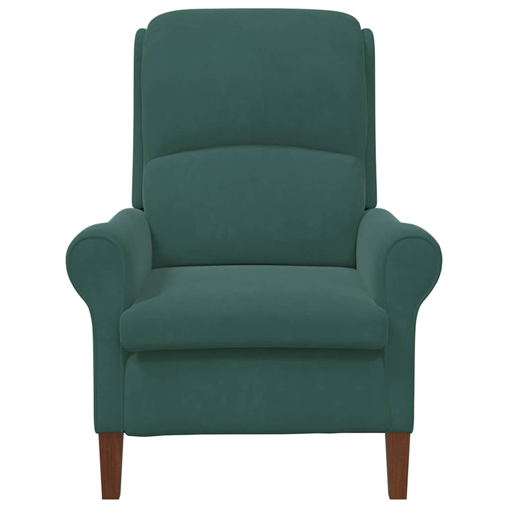 fauteuil Vert foncé 76 x 94 x 102 cm Velours