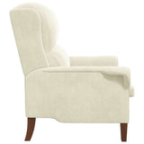 fauteuil Crème 76 x 94 x 102 cm Velours