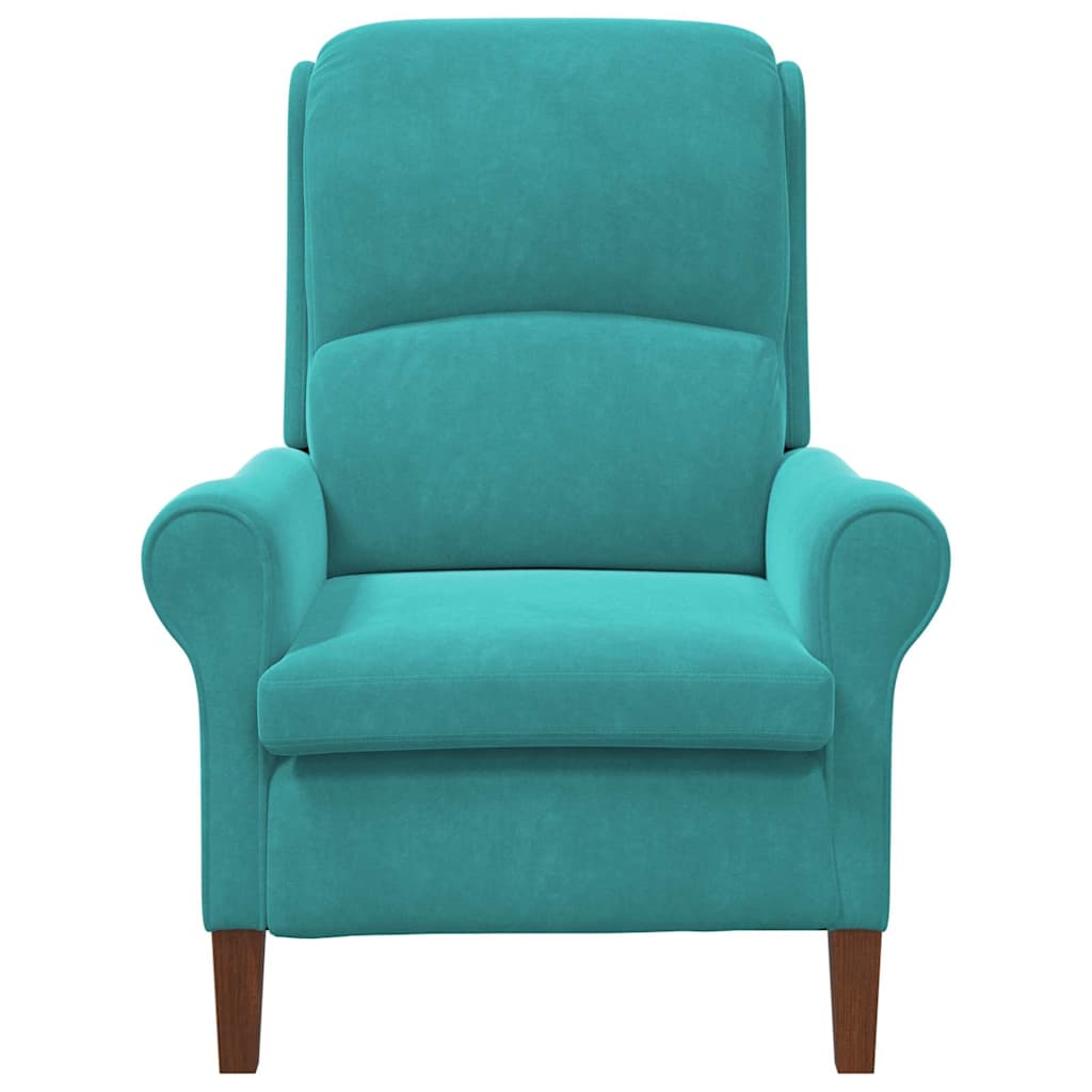 fauteuil Turquoise 76 x 94 x 102 cm Velours