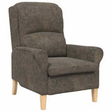 fauteuil Gris foncé 76 x 94 x 102 cm Faux cuir