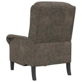 fauteuil Gris foncé 76 x 94 x 102 cm Faux cuir