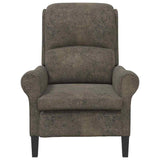 fauteuil Gris foncé 76 x 94 x 102 cm Faux cuir