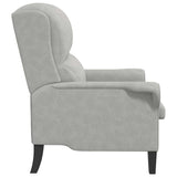 fauteuil Gris clair 76 x 94 x 102 cm Microfibre