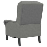 fauteuil Gris foncé 76 x 94 x 102 cm Microfibre