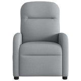 Fauteuil inclinable Gris clair Tissu