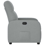 Fauteuil inclinable Gris clair Tissu