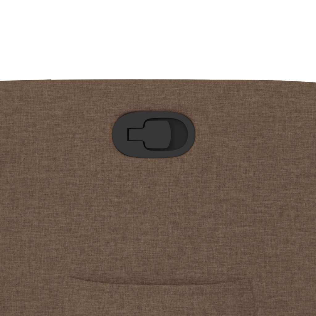 Fauteuil inclinable Marron Tissu