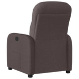 Fauteuil inclinable Marron foncé Tissu