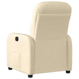 Fauteuil inclinable Crème Tissu