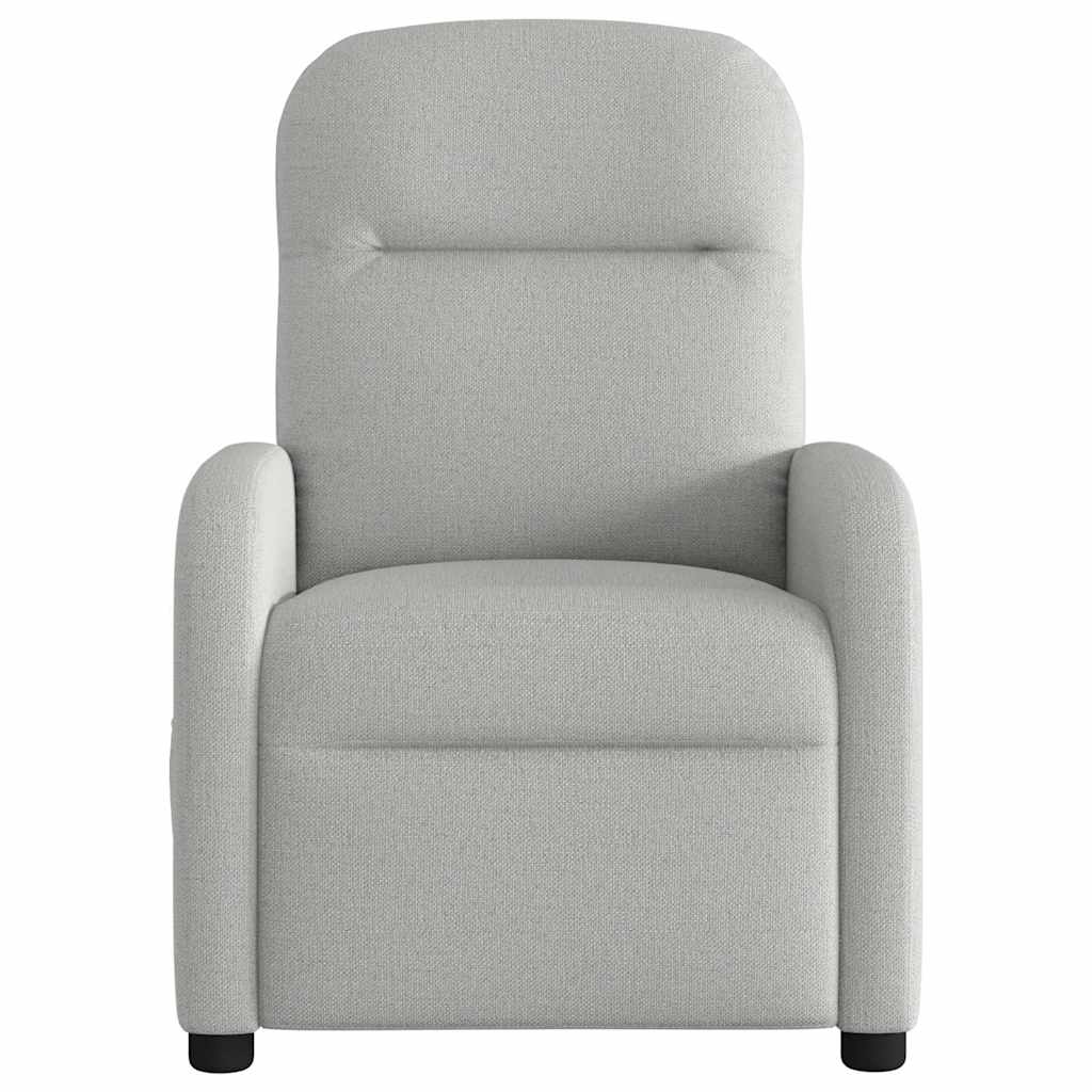 Fauteuil inclinable gris nuage tissu