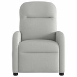 Fauteuil inclinable gris nuage tissu