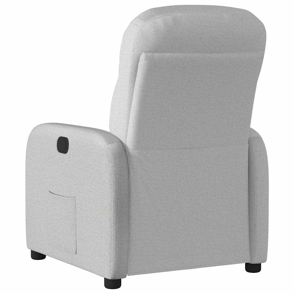 Fauteuil inclinable gris nuage tissu