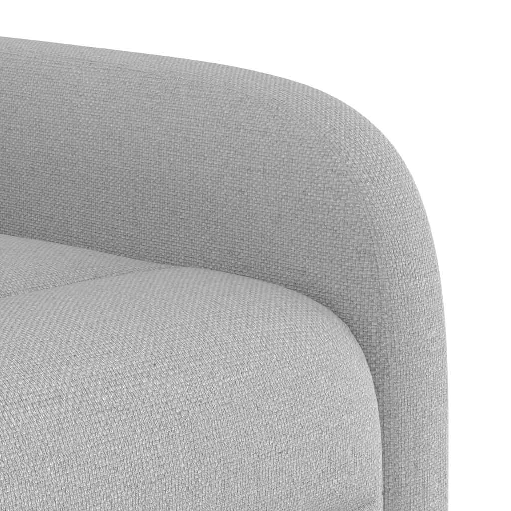 Fauteuil inclinable gris nuage tissu