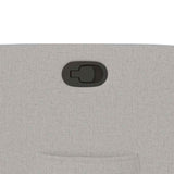 Fauteuil inclinable gris nuage tissu