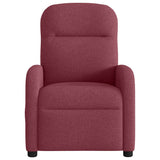 Fauteuil de massage inclinable Rouge bordeaux Tissu