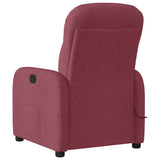 Fauteuil de massage inclinable Rouge bordeaux Tissu