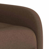Fauteuil de massage inclinable Marron Tissu