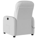 Fauteuil de massage inclinable gris nuage tissu