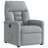 Fauteuil inclinable Gris clair Tissu