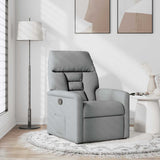 Fauteuil inclinable Gris clair Tissu