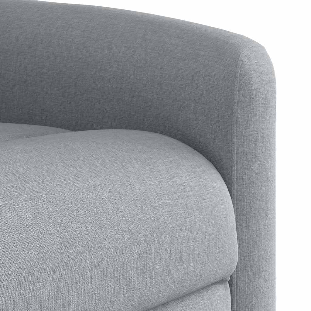 Fauteuil inclinable Gris clair Tissu