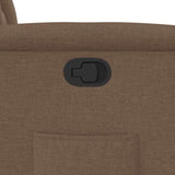 Fauteuil inclinable Marron Tissu