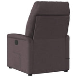 Fauteuil inclinable Marron foncé Tissu