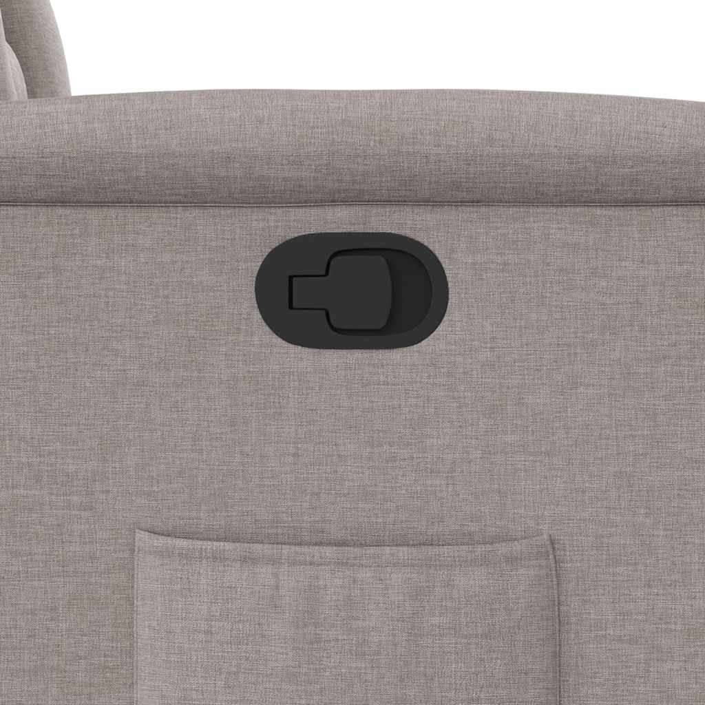 Fauteuil inclinable Taupe Tissu