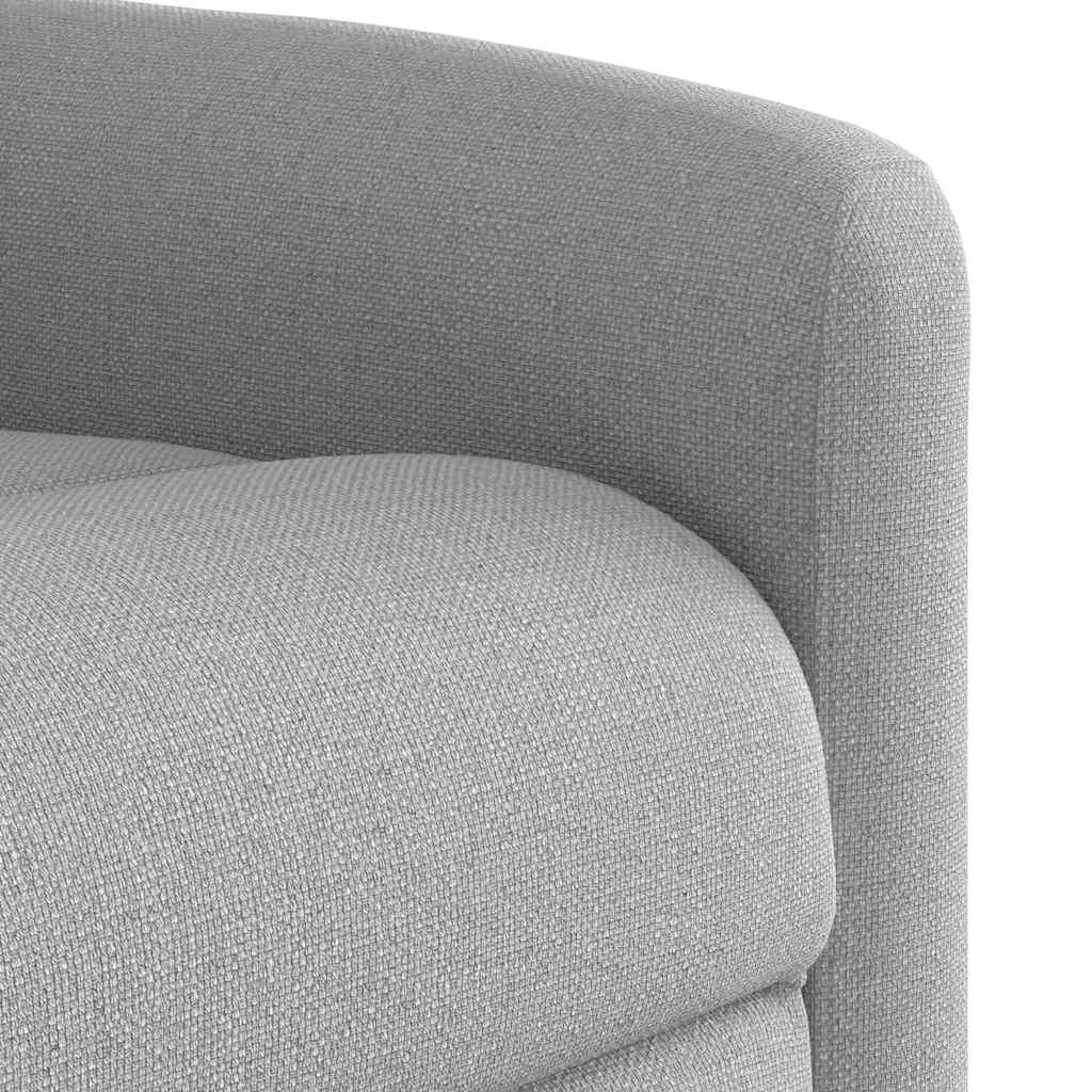 Fauteuil inclinable gris nuage tissu