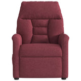 Fauteuil de massage inclinable Rouge bordeaux Tissu