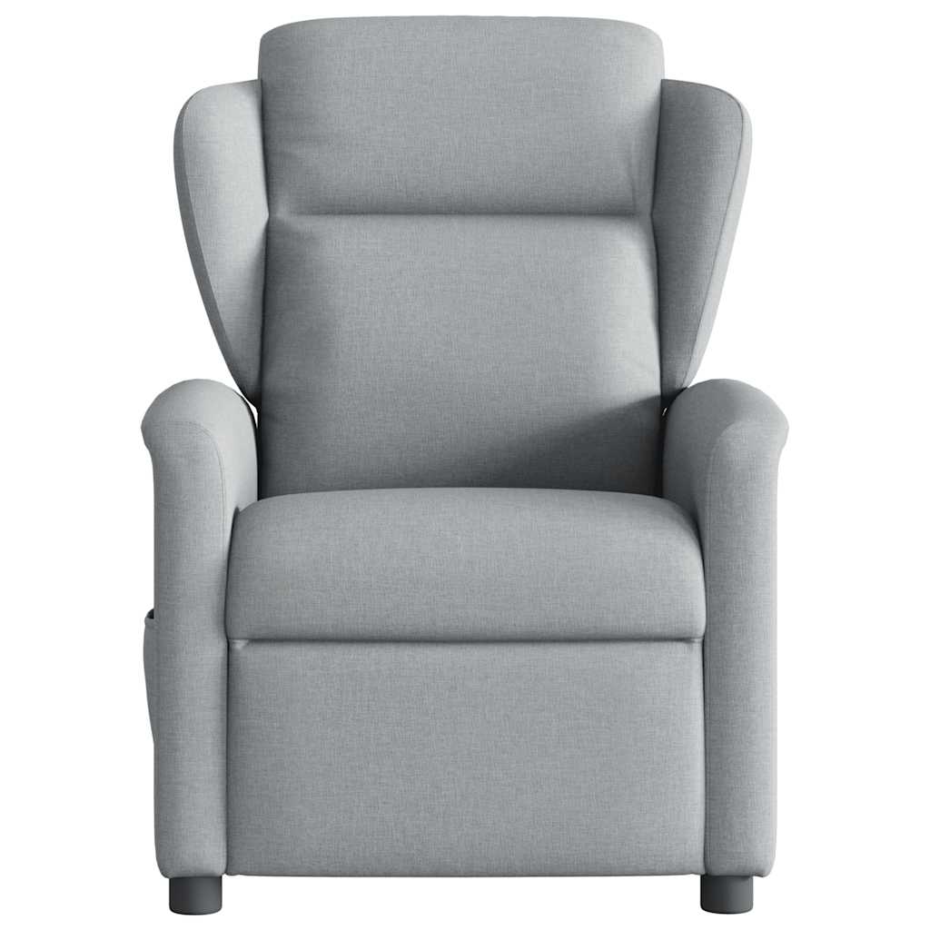 Fauteuil inclinable Gris clair Tissu