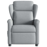 Fauteuil inclinable Gris clair Tissu