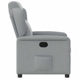 Fauteuil inclinable Gris clair Tissu
