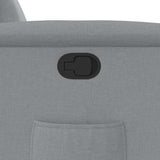 Fauteuil inclinable Gris clair Tissu