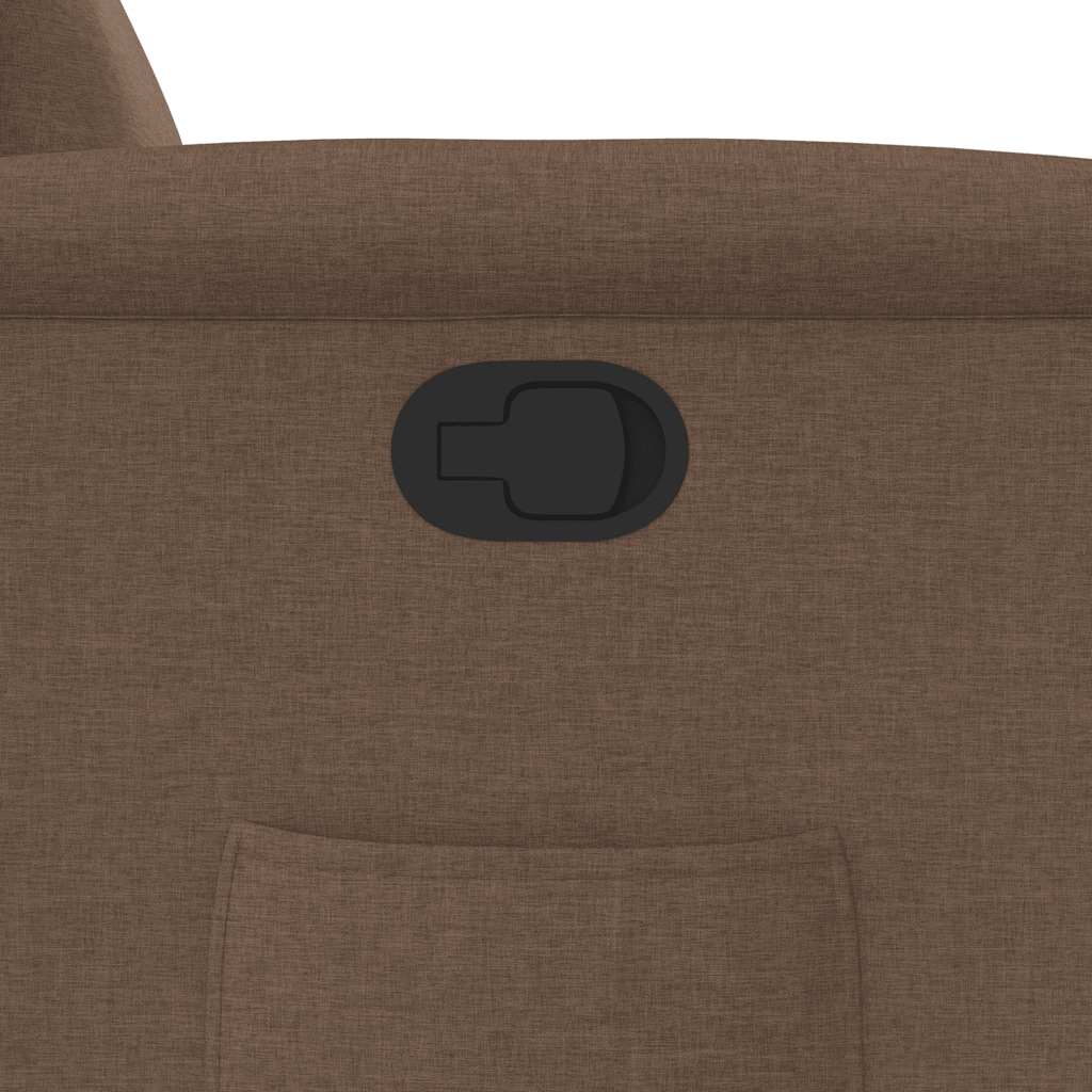 Fauteuil inclinable Marron Tissu