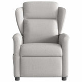 Fauteuil inclinable gris nuage tissu