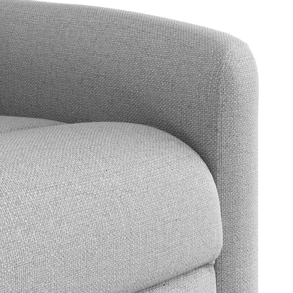 Fauteuil inclinable gris nuage tissu
