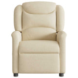 Fauteuil inclinable Crème Tissu
