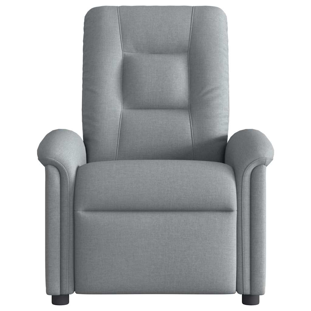 Fauteuil inclinable Gris clair Tissu