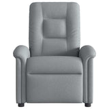 Fauteuil inclinable Gris clair Tissu