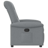 Fauteuil inclinable Gris clair Tissu