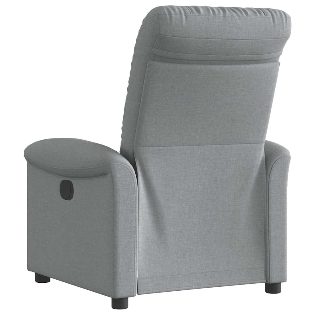 Fauteuil inclinable Gris clair Tissu
