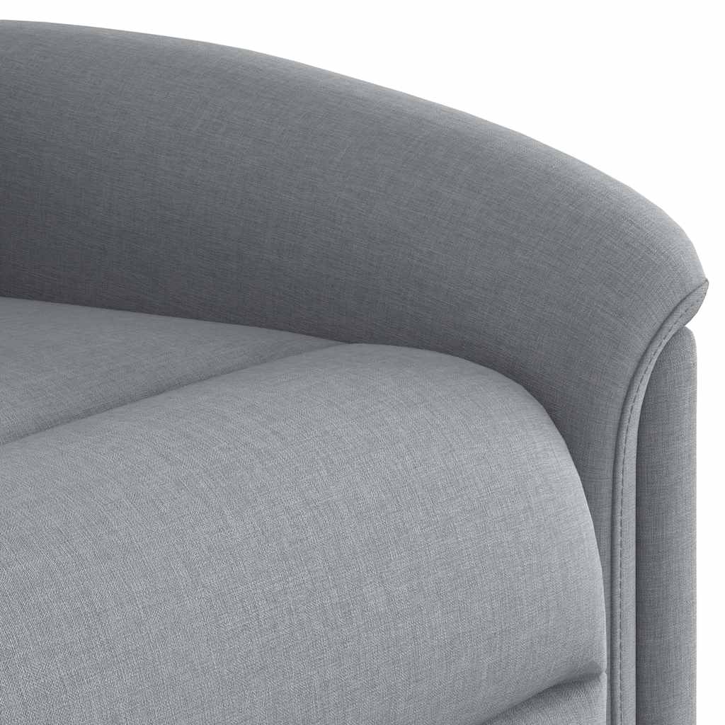 Fauteuil inclinable Gris clair Tissu