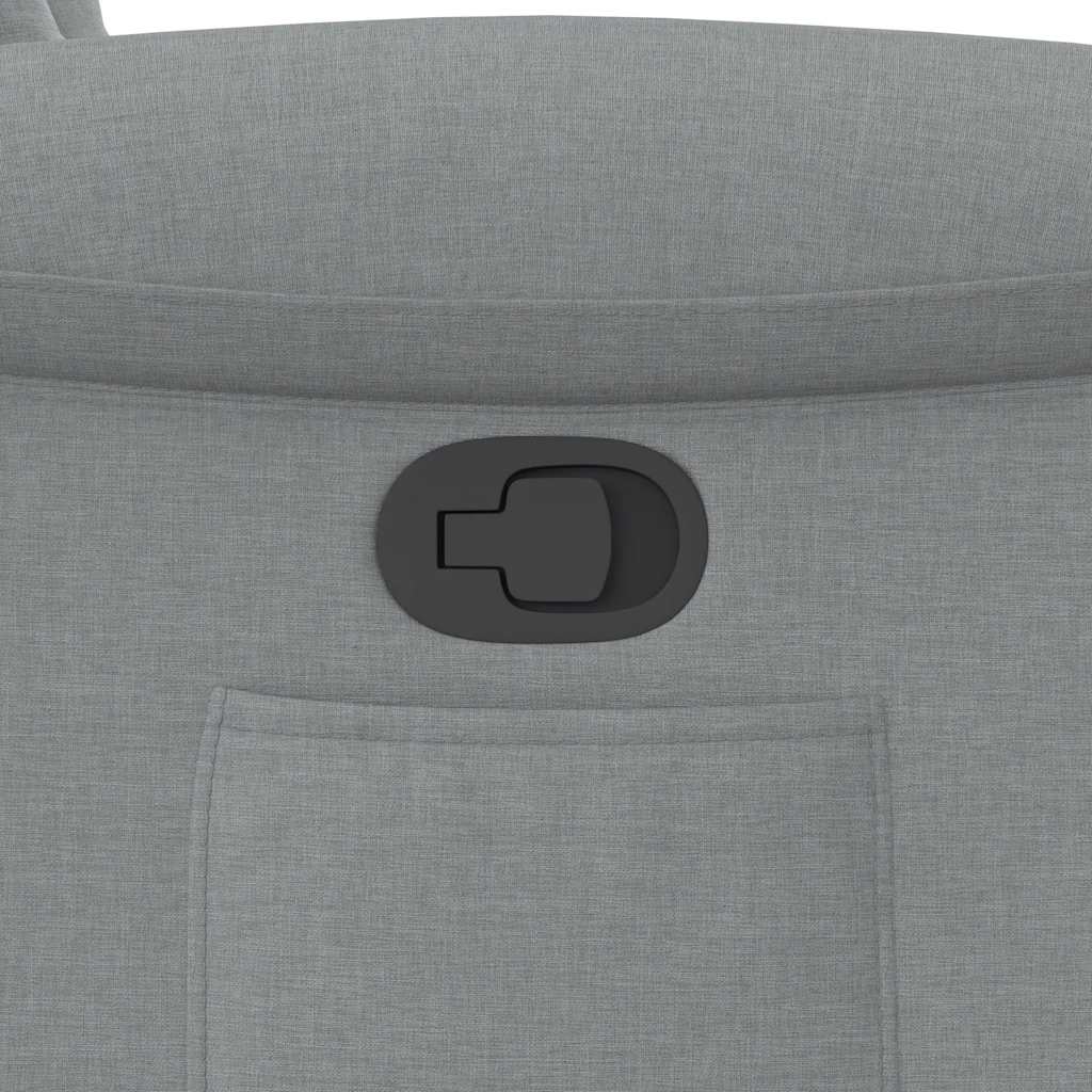 Fauteuil inclinable Gris clair Tissu