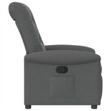 Fauteuil inclinable Gris foncé Tissu