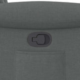 Fauteuil inclinable Gris foncé Tissu