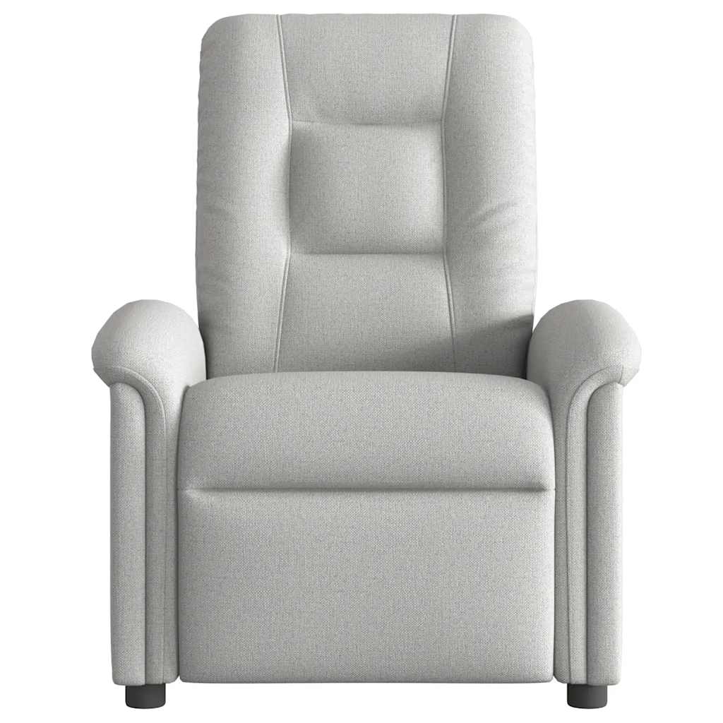 Fauteuil inclinable gris nuage tissu