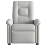 Fauteuil inclinable gris nuage tissu