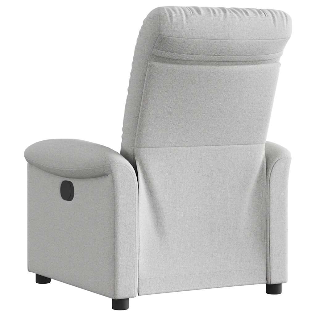 Fauteuil inclinable gris nuage tissu
